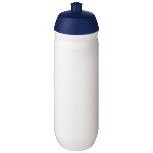 Bouteille de sport promotionnelle 750 ml HydroFlex™ Bleu et Blanc